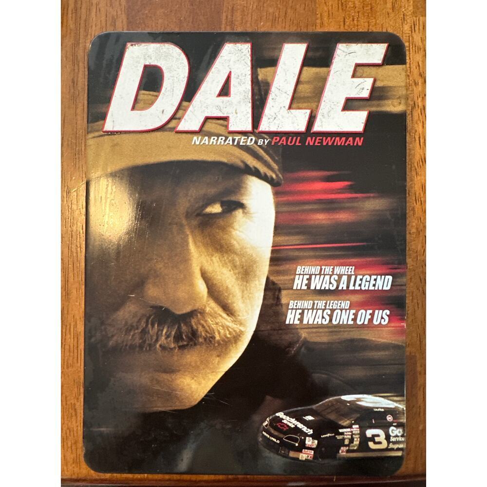 Dale Earnhardt DVD Box Set Narrated by Paul Newman NASCAR Collector Tin 6 Disc